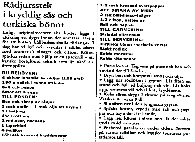 Rådjursstek