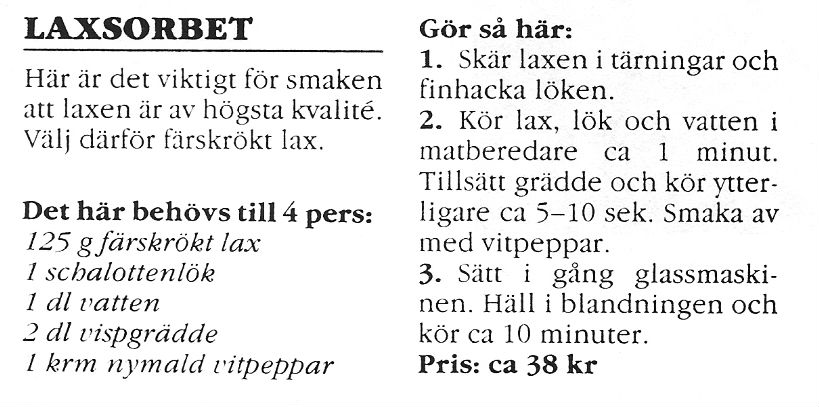 laxsorbet