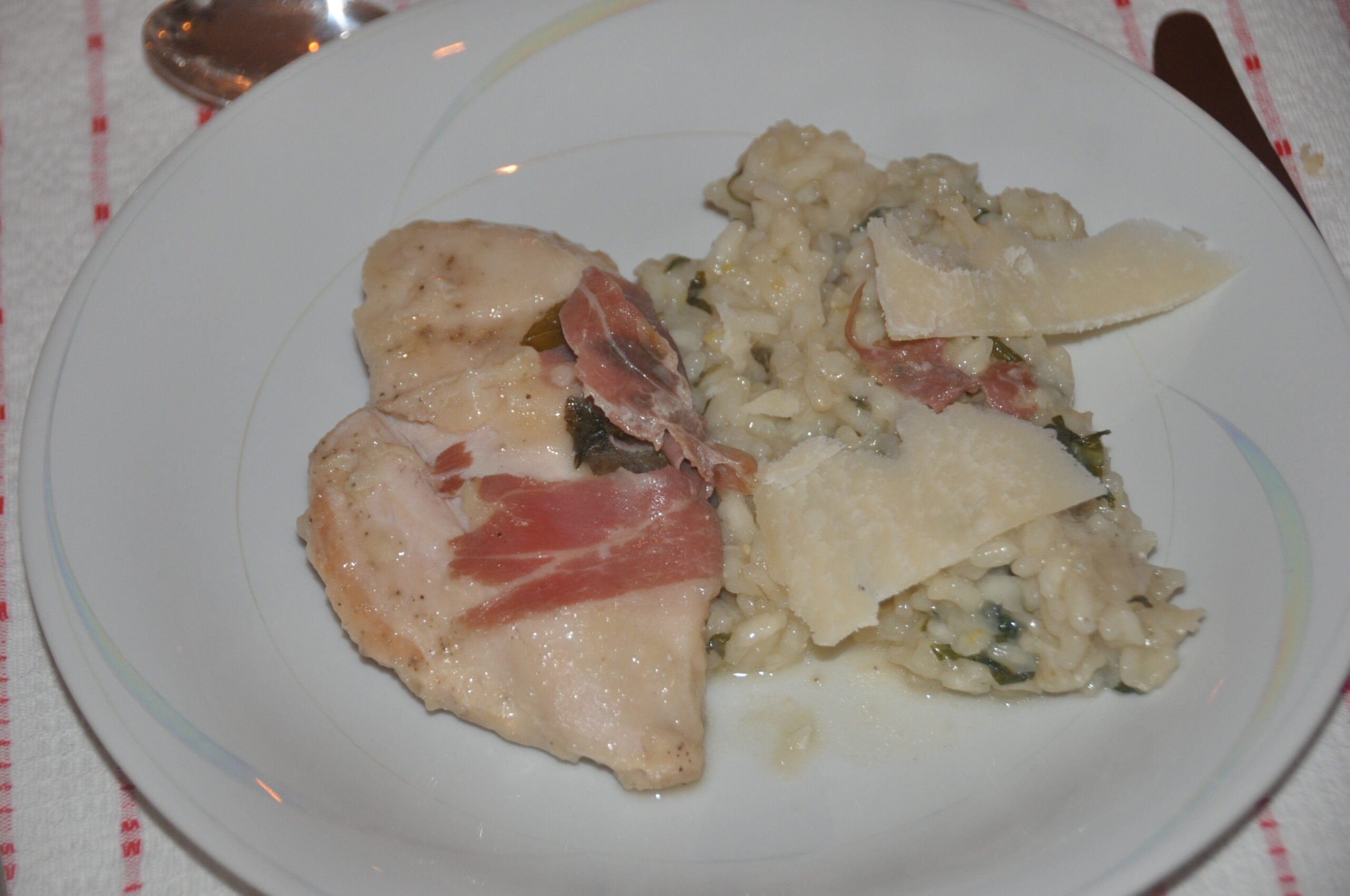 Champagnerisotto med kycklingfile